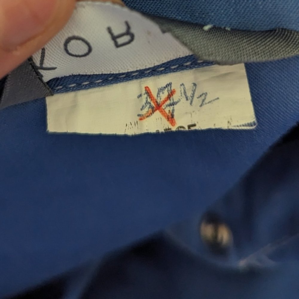 Koret blue button down light jacket - Picture 6 of 6